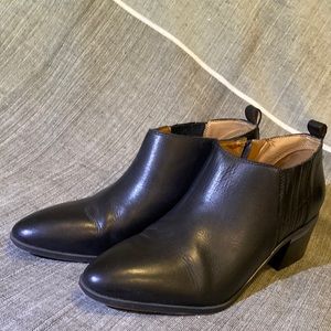 Franco Sarto Leather Ankle Boot